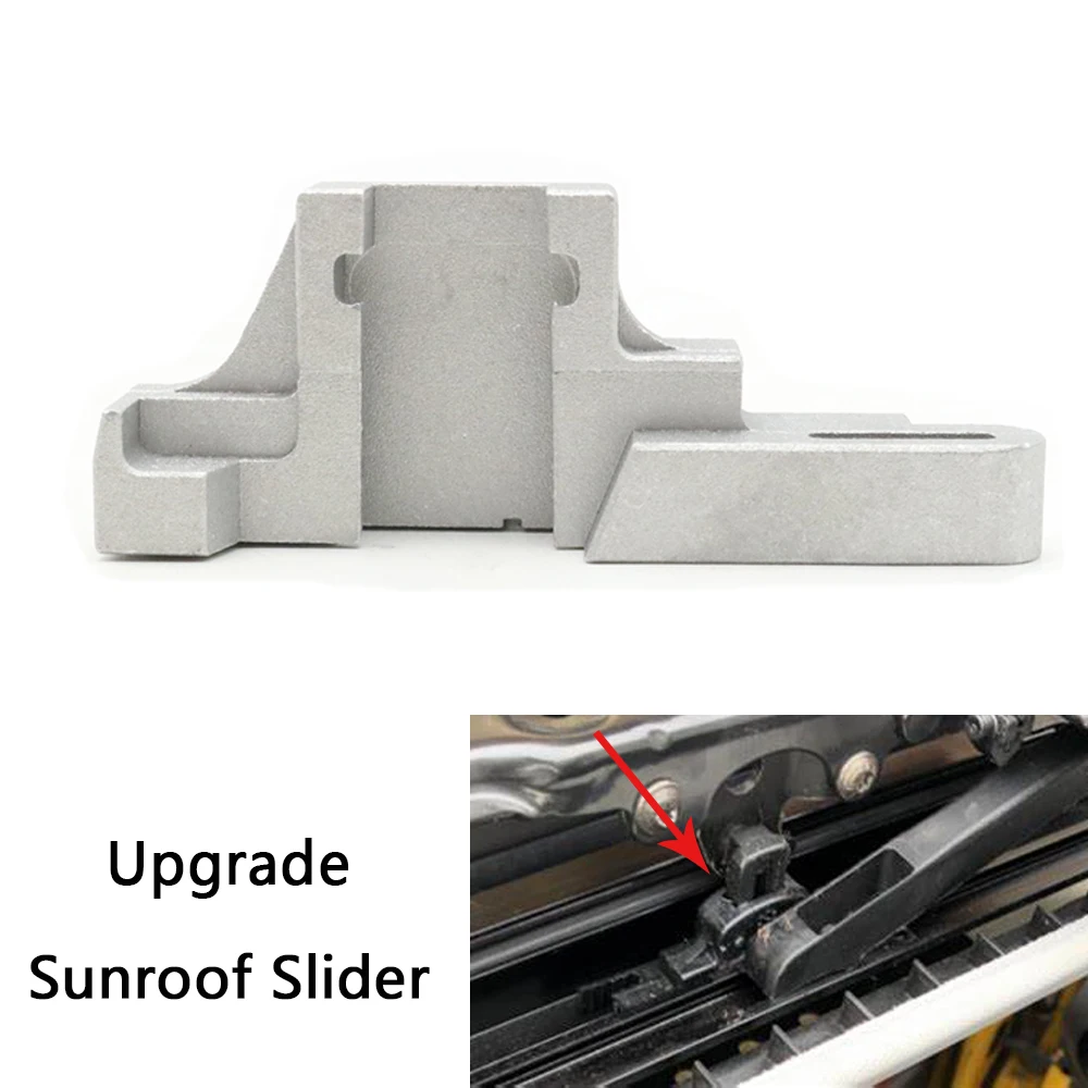 Car Upgrade Skylight Sliding Rail Track Bracket Sunroof Glass Aluminium Inset Holder Slider For Jeep Renegade 2015-2021