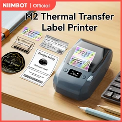 Niimbot M2 Impressora de Etiquetas de Transferência Térmica Portátil Multi-função Máquina de Fabricante de Etiquetas para Roupas de Escritório Tag Cabo de Alimentação