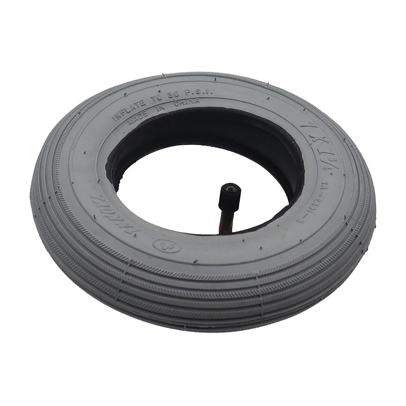 New Thickened and Non-Slip 7x1 3/4Inner Tube Outer Tyre Pneumatic Tires for 7 Inch Electric Wheelchair Front Wheel Accessories