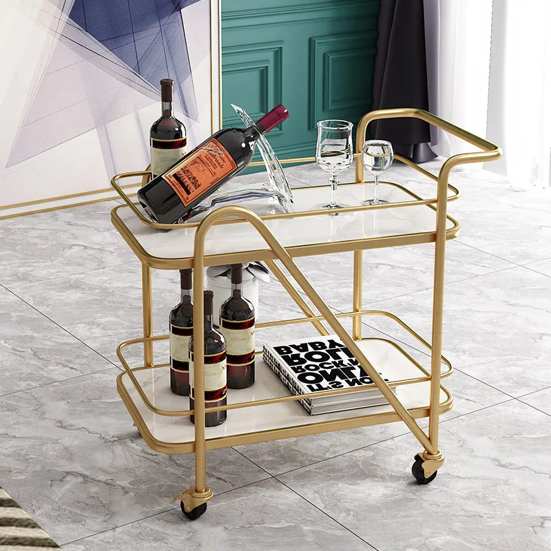 Ironware Specifically Salon Trolley Use In Nordic Mobile Salon Trolley Beauty Commercial Furniture ZY40TC