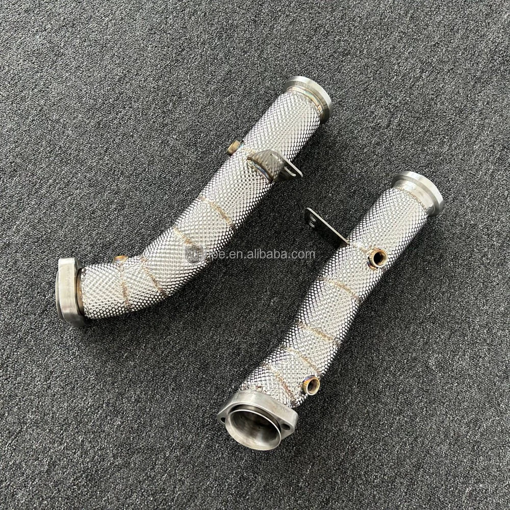 Für BENZ AMG C43 E43 E400 W205 M276 2017+ 3.0T Rechtslenker Hochwertige Downpipes – Detail 5