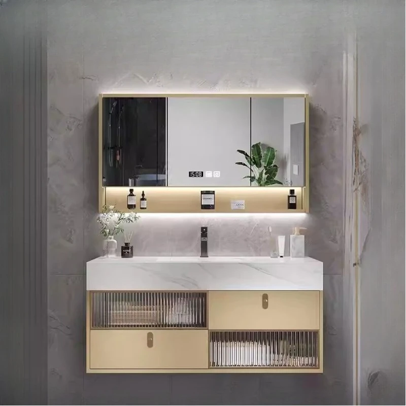 Vanity Perfume Bathroom Cabinet Organizer Storage Accessories Makeup Bathroom Cabinet Modern Sink Vestidores Trendy Furniture