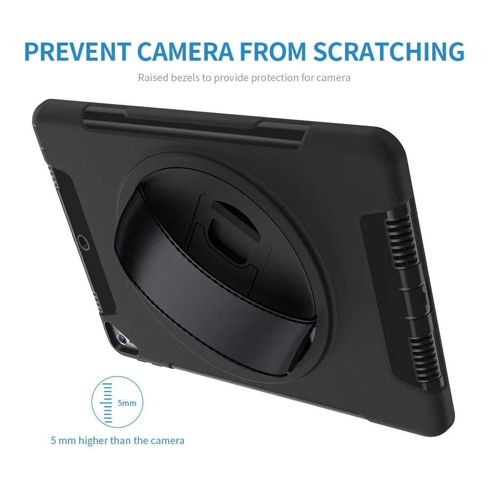 30pcs/lot Shockproof Case Stand Strap Tablet Cover For IPad Pro 10.5 2017 11 12.9 2018 2020 2021 for iPad Mini 6 Air 4 5 Cases