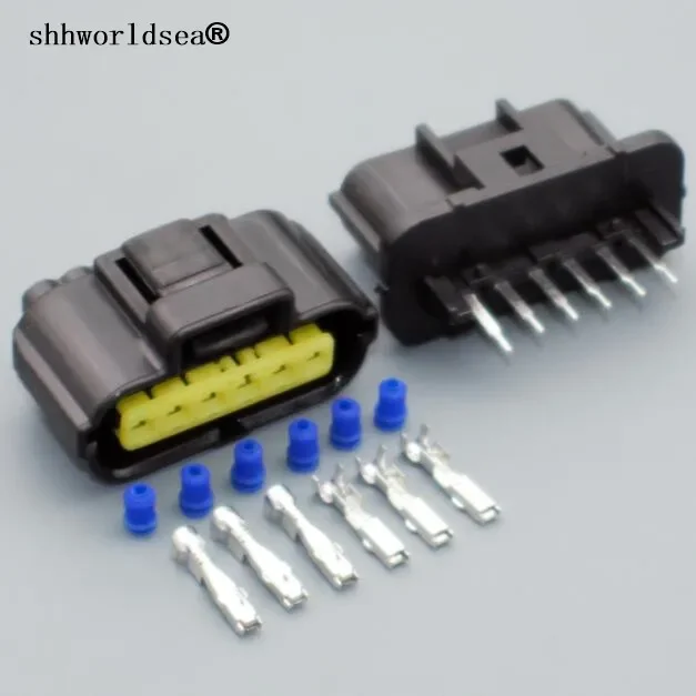 Shhworldsea 6 Pin 1.8mm car Accelerator Pedal Connector Female Male Auto Connector plug For KIA Hyundai Mitsubishi 184060-1