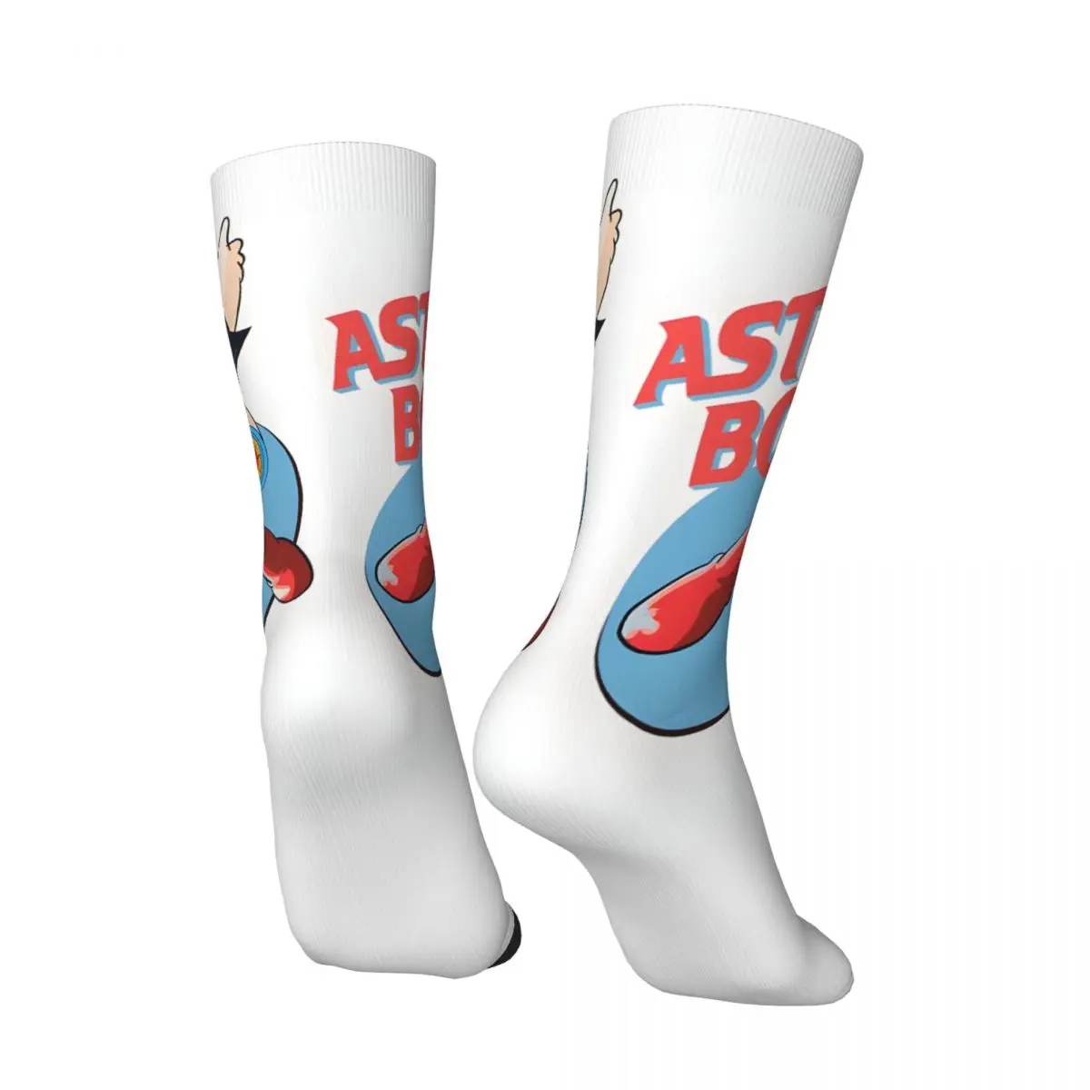 Funny Crazy compression Astroboy Tetsuwan Atom Sock for Men Hip Hop Harajuku Astro Boy Happy Quality Pattern Printed Boys Crew