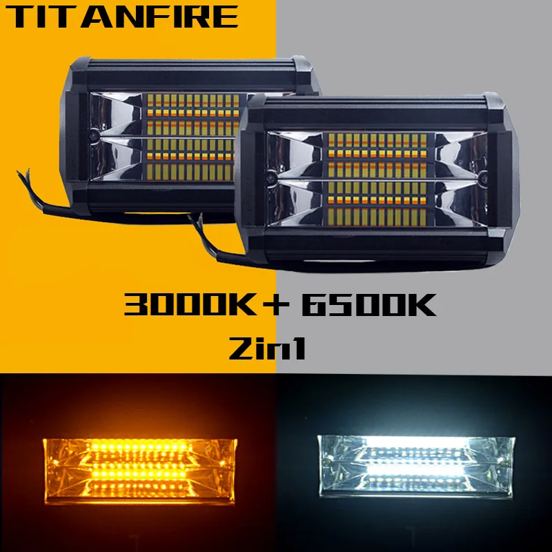 

TF30 5-дюймовый 72 Вт светодиодный рабочий фонарь для бездорожья для грузовика, внедорожника, квадроцикла 4x4 4WD Jeep, светодиодный фонарь дальнего света, светодиодная панель 12 В, 24 В, 3000 К, 6500 К