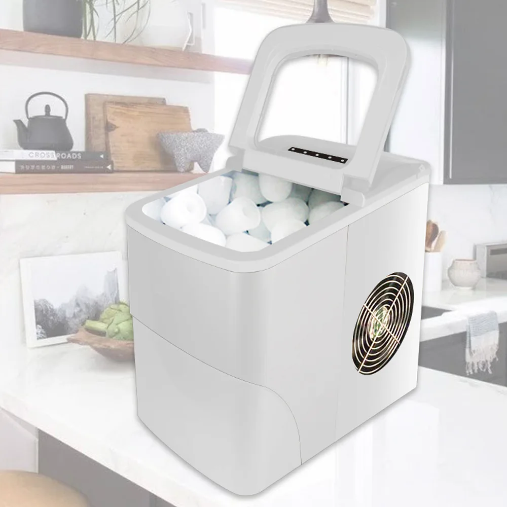 

Commercial Portable Electric Ice Maker Automatic Milk Tea Shop 15kg Ice Making Machine Mini Ice Cube Making Machine