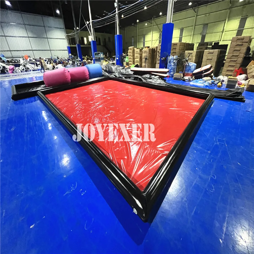 7x5m PVC Truck Inflatable Car Clean Pad PVC Portable Inflatable Car Wash Containment Mat With Water Reclamation System