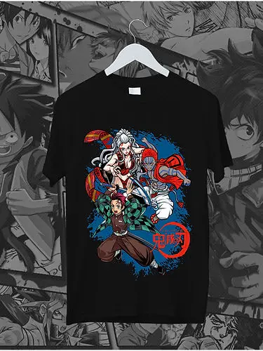 Tanjiro X Akaza X Daki Anime T-shirt