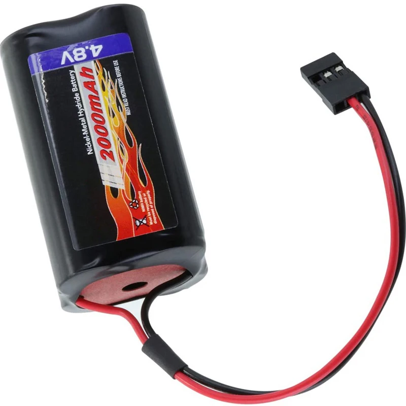 4.8V NiMH 2000mAh Battery Compatible with RC Receivers, Airplanes Repalacement for 8UA(F/P)S, 8UA(F/P), 8UH(F/P)S,8UH(F/P), 7NFK