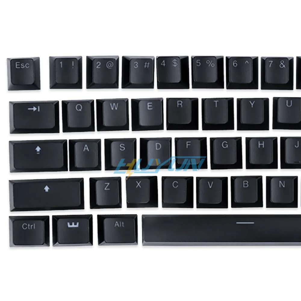 A full Set Mechanical Keyboard Replacement 61 keycaps for Wooting 60HE+ keycaps