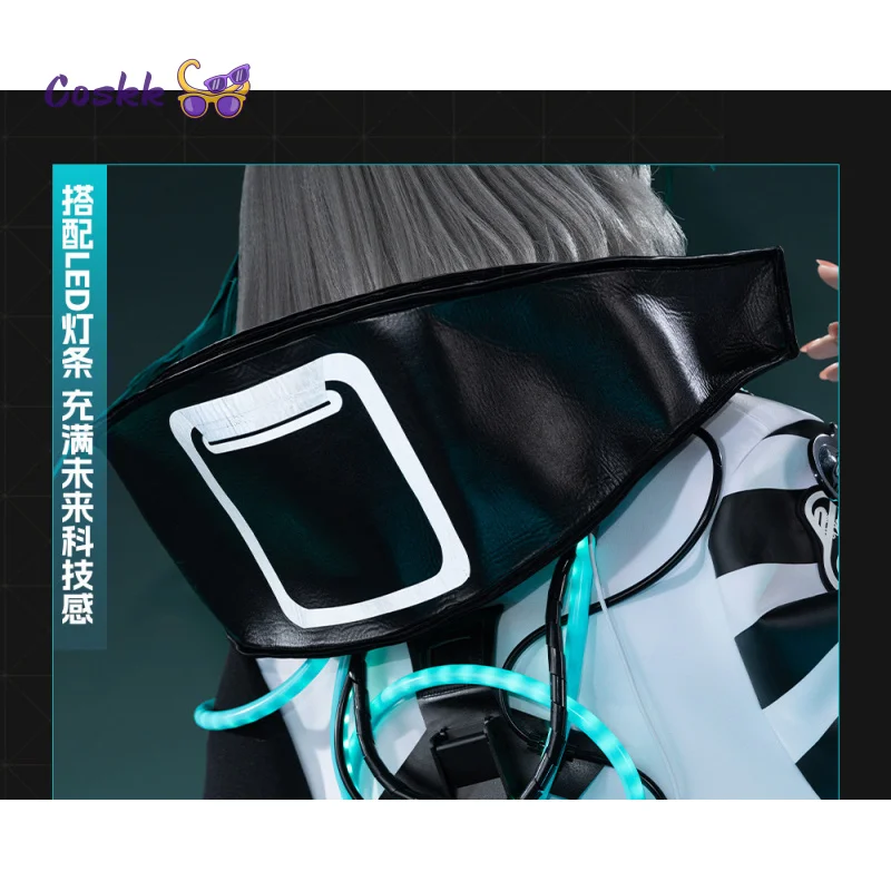 

New Arknights Ho'olheyak Cosplay Costume Fantasy Uniform Halloween Carnival Game Party Christmas Play Role Clothes