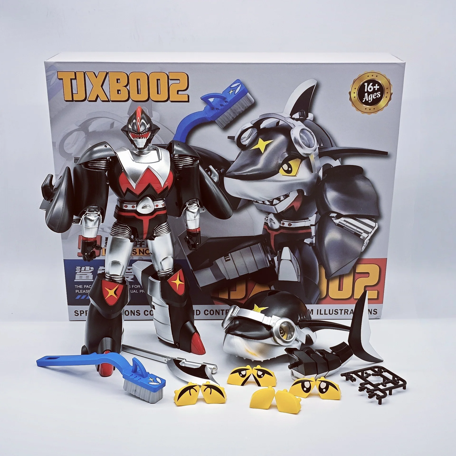 

Transformed Toys TJXB002 Star Fragments Series B Shark No. 9-любовьный перцовый робот, модель меха, экшн-фигурка, коллекция подарков