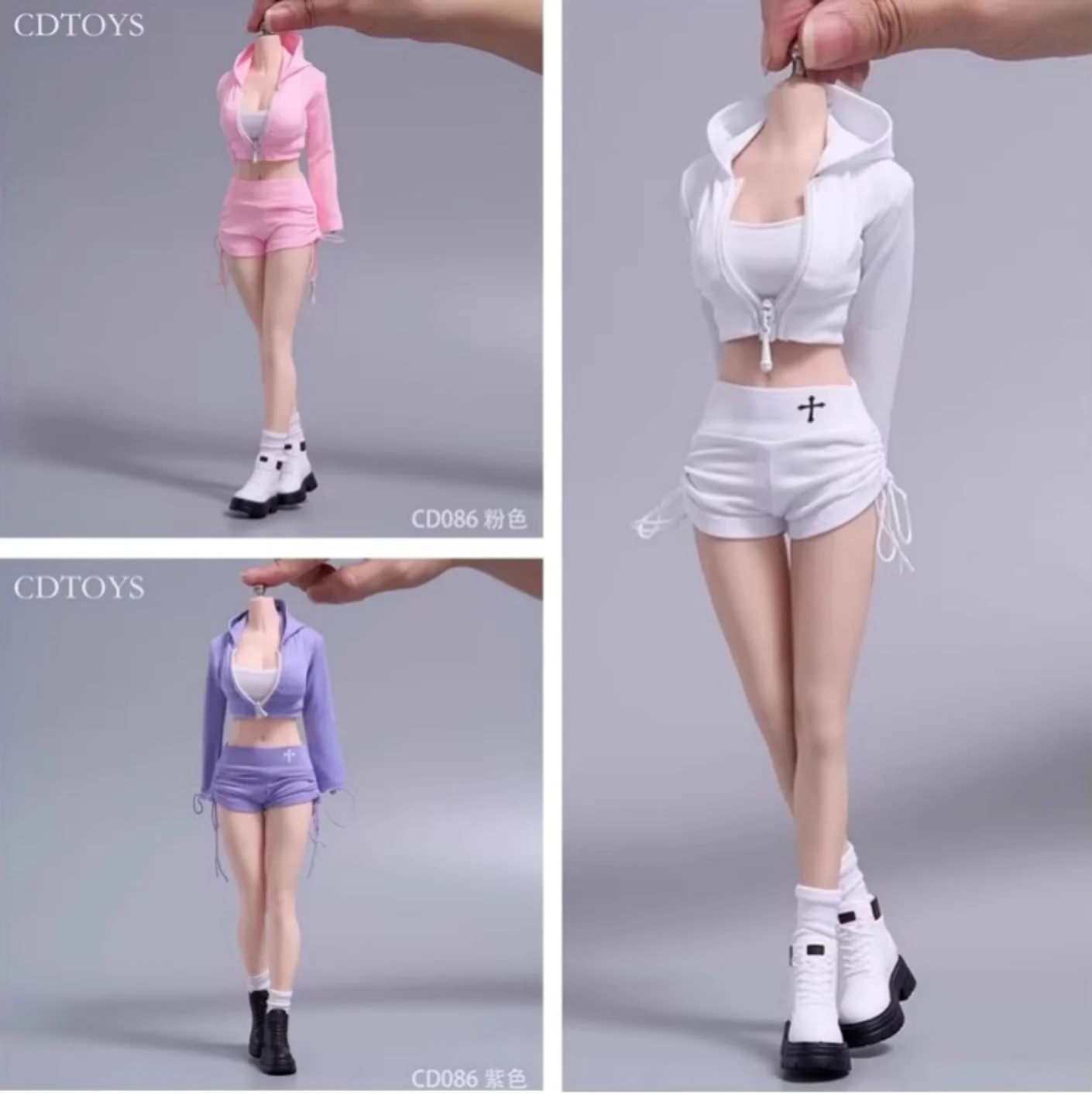 

cdtoys cd086 1/6 Спортивная одежда и шорты на шнурке Костюм подходит для фигурок тела 12 дюймов