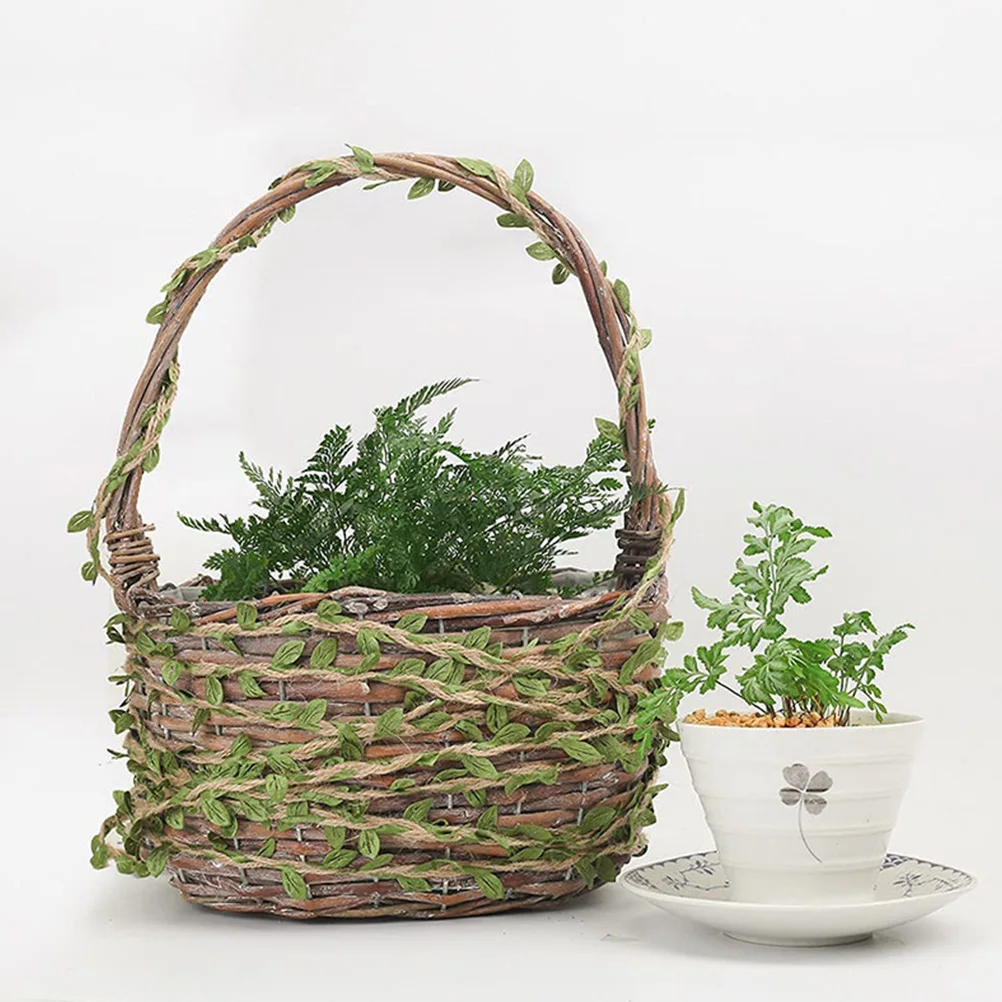 

Artificial Vine Decor Lifelike Silk Flower Vine for Wedding Birthday Party Hanging Faux Plant Pendant Wall Mounted Rattan Decor
