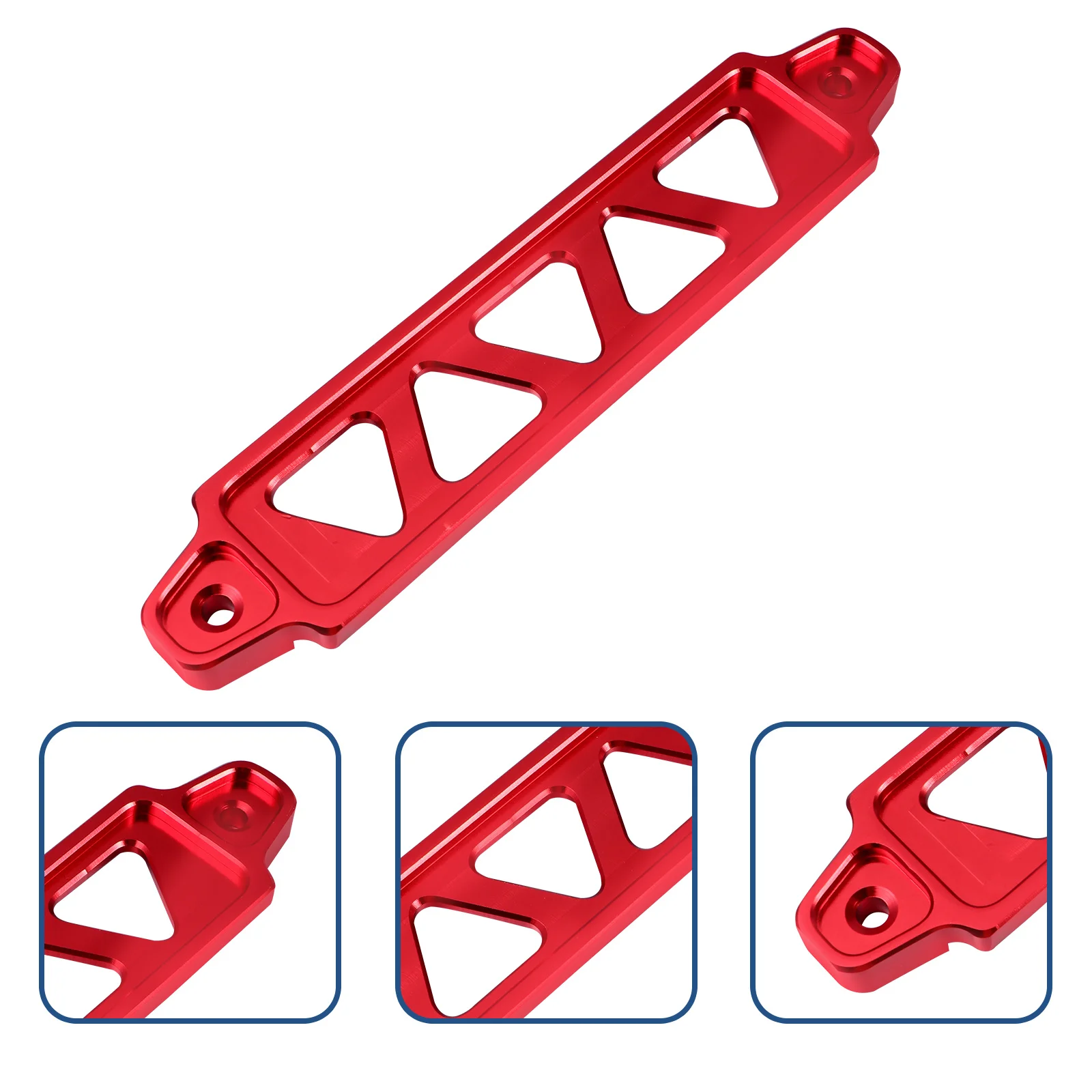 

1pc Bracket Aluminum Alloy Rack Corrosion Resistant Anodized Finish Accurate Size Car Fix Support Truck Holder