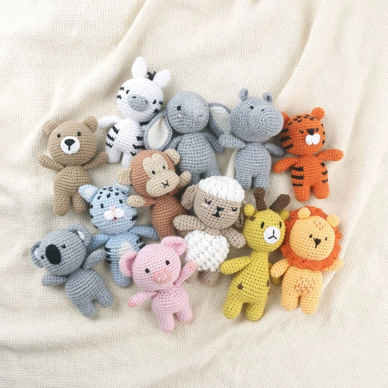 Sweet Style Plush Cartoon Animal Shape   Appease Toy Infant Comfort