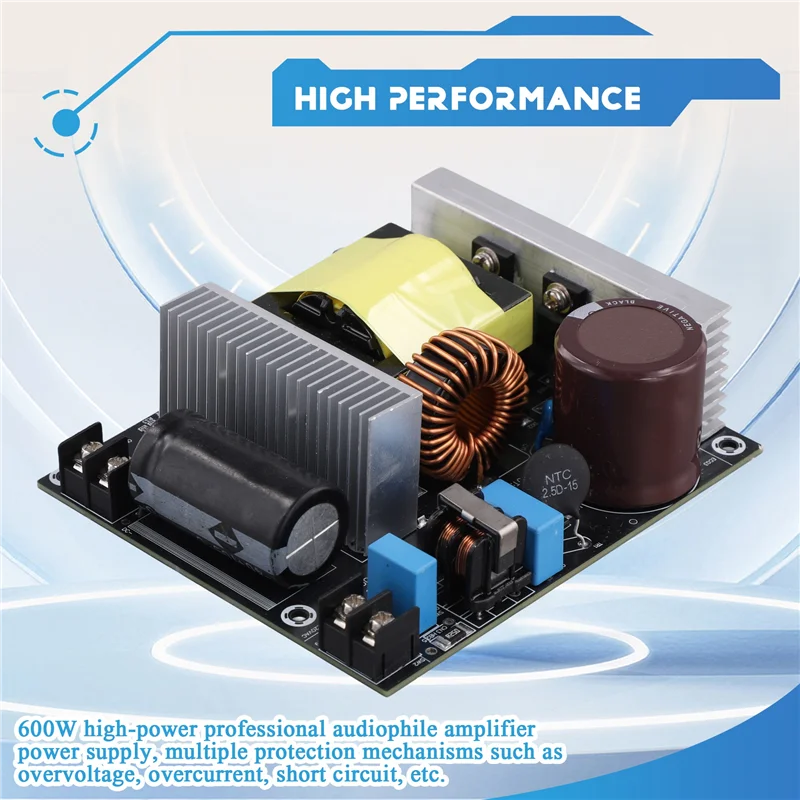 Catu Daya Rumah Tangga Peralatan Industri Amplifier Daya 3255 DC 48V 600W Kelas Atas