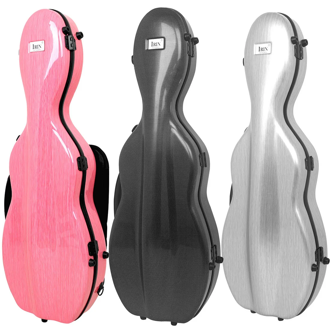 IRIN 4/4 Violin Case Bag Carbon Fiber Violin Storage Box Violin Composite Case with Leather Handle Music Score Bag