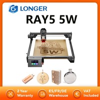 【Brand+】LONGER RAY5 5W Laser Engraver 3.5'' Touch Screen Offline Carving Ultrafine Focused Laser 32-Bit Chipset Upgradable