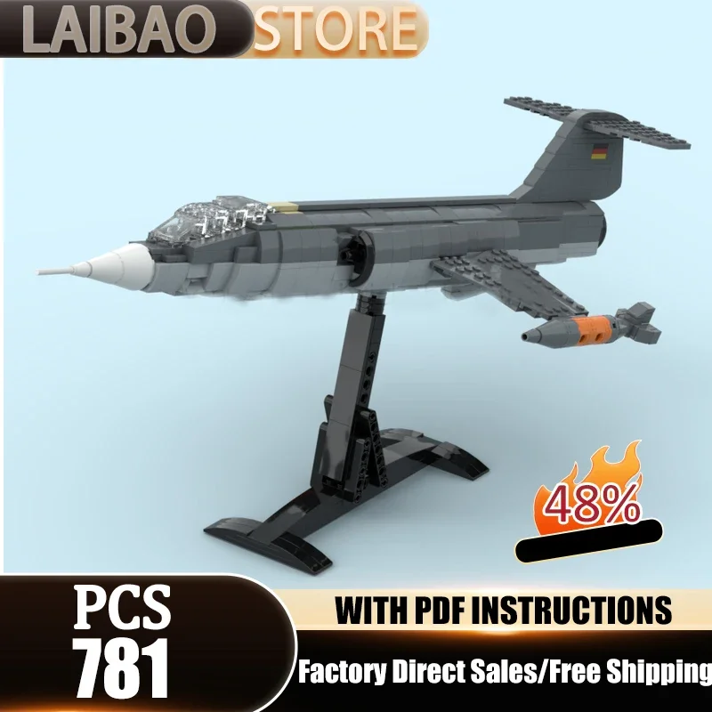 Aerial Fighter Model Moc Building Blocks Fighter Jet Model Technology Bricks Christmas Assembly Toys Constructrion Gifts