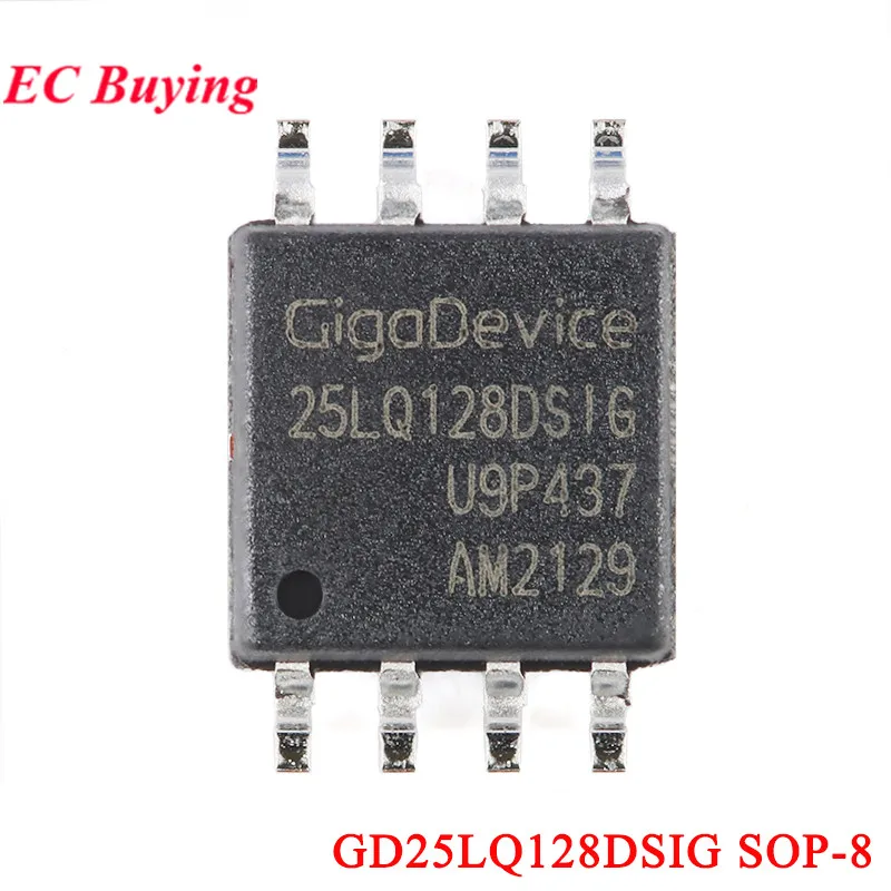 GD25LQ128DSIG 25LQ128DSIG SOP-8 GD25LQ128 GD25 GD25L 25LQ128DS SOP8 128M-bit 1.8V Flash IC Controller Chip New Original