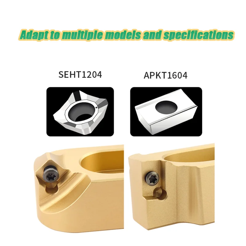 1 مجموعة AP SE جسر القاطع رئيس 90 ° 400R 50 22 27 KM12 APKT1604 SEHT1204 أدوات طحن سبائك الألومنيوم من نوع الجسر ذو الحواف #3