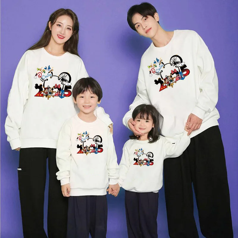 

Disney 2025 Mickey Red Hoodie: Zodiac Year Family Matching Sets for New Year Gatherings, Mother-Daughter & Whole Family Outfits