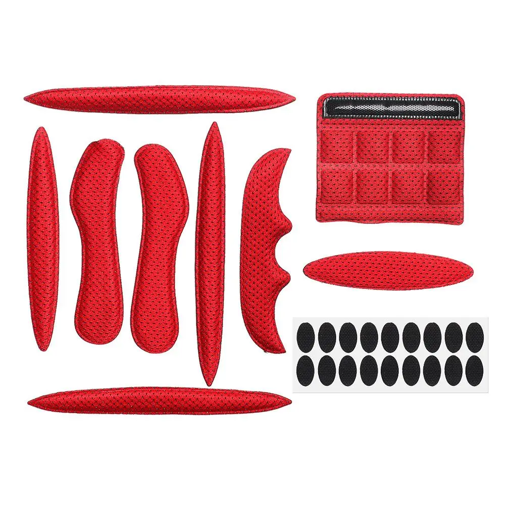 27pcs Cycling Universal Sealed Protection Pad Helmet Inner Padding Kit Foam Pads Set Replacement