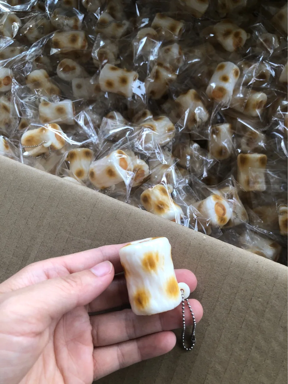 Neue Simulation Essen spielen Fisch Bambus Rad Squeeze hervorstehen Spielzeug Anhänger Büro Dekompression Spielzeug Prise Musik Zappeln Spielzeug