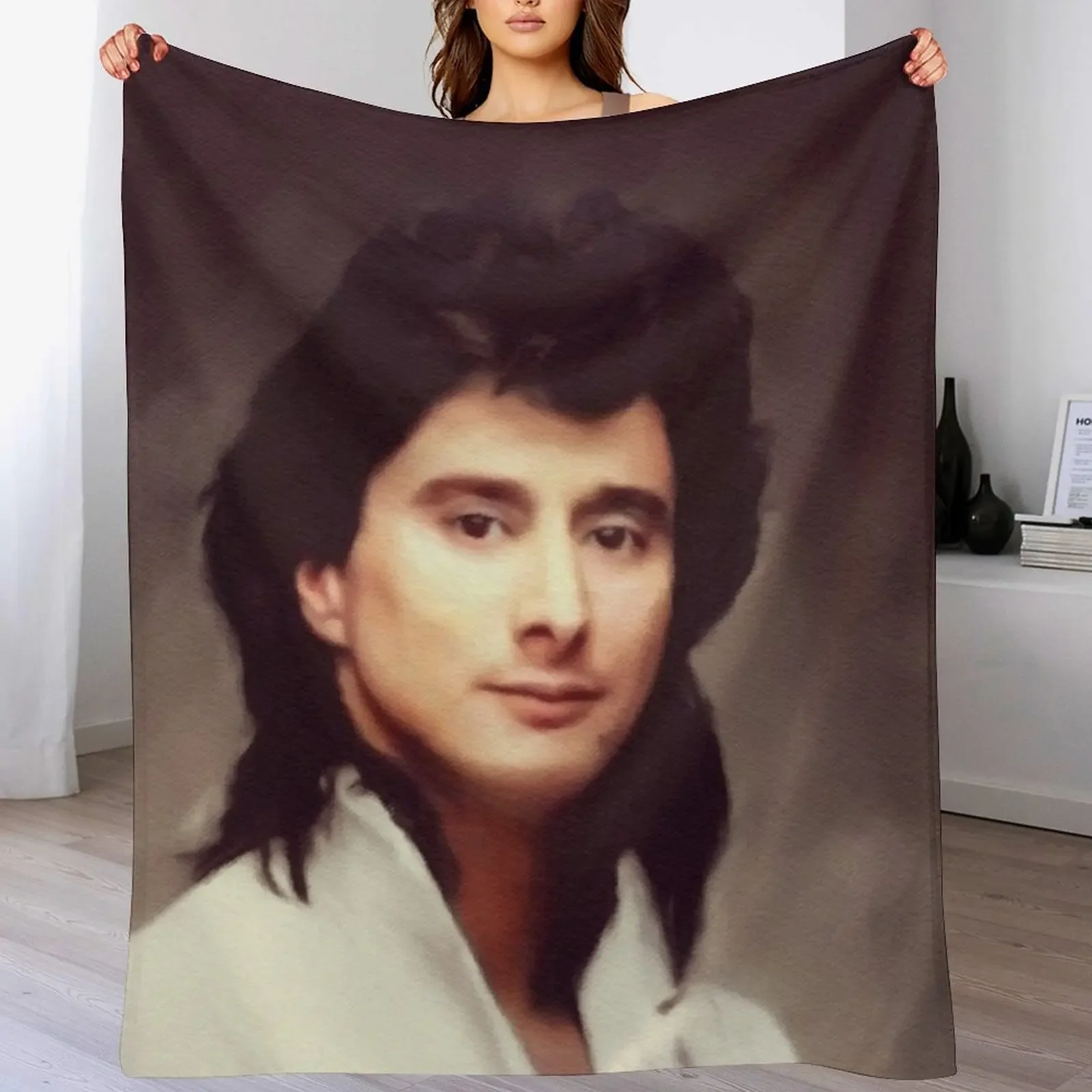 Steve Perry, Music Legend Throw Blanket Faux Fur Soft Warm Blanket for Bed