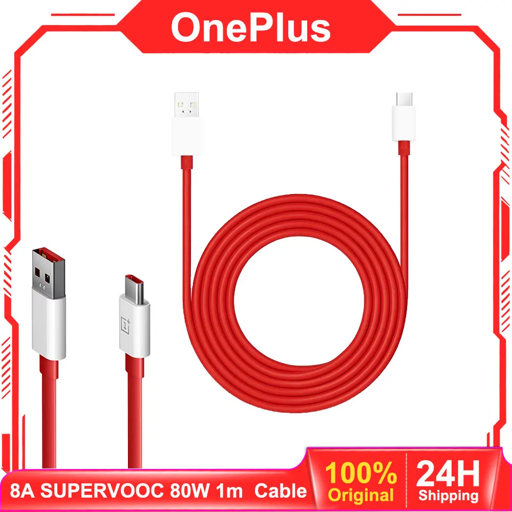 Original Oneplus Charge Mobile Phone Cables 8A USB A to Type C SUPERVOOC Fast Charging Date Cable for OnePlus 16/15/15T Samsung