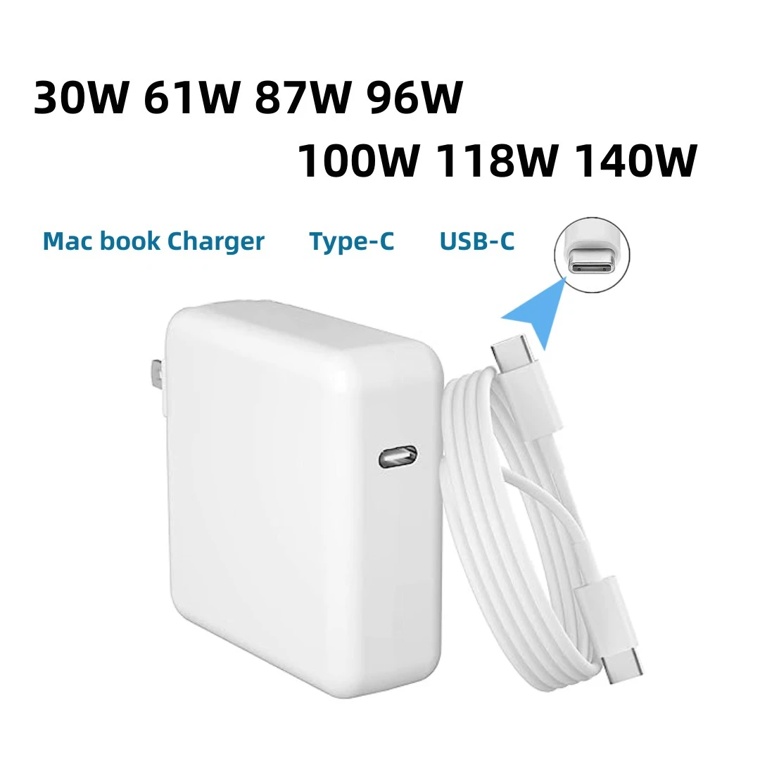 30W 61W 87W 96W 100W 118W PD USB-C Notebook Laptops Power Adapter Type-C Fast Charger For MacBook Pro 12 inch 13 inch Touch Bar