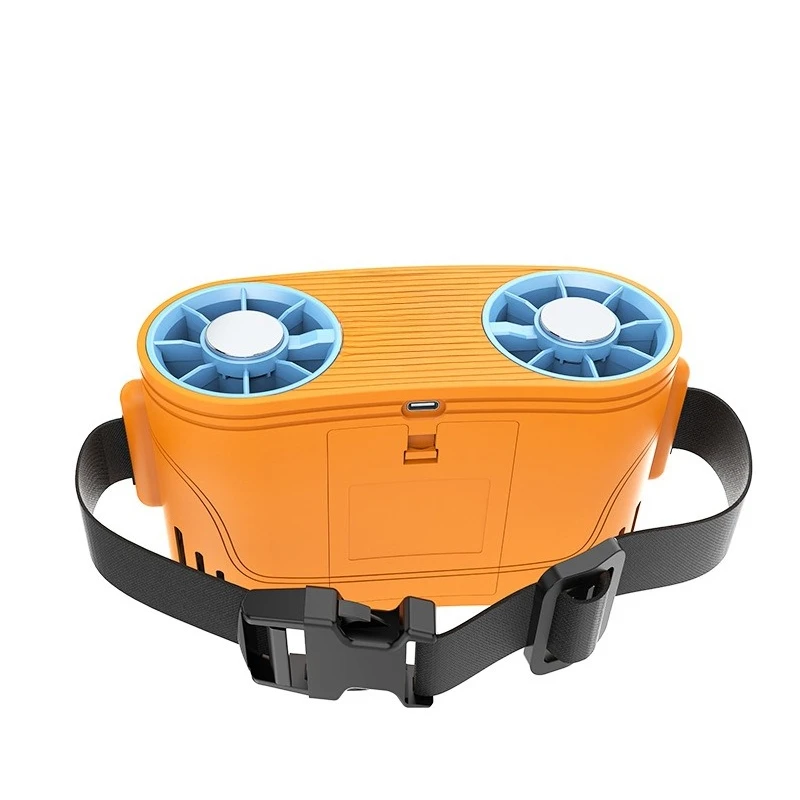 Waist fan Semiconductor cooling Portable outdoor cooling artifact Long battery life portable fan
