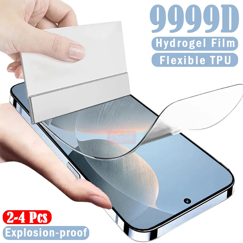 

2-4Pcs Hydrogel Film For Xiaomi Redmi K70E K60E K50 K60 K70 Ultra Screen Protector For Redmi Note 12R 13R Pro Silicone Soft Film