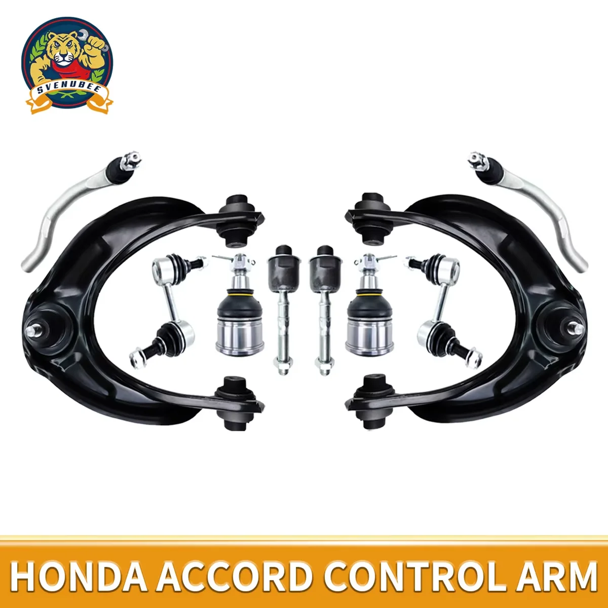 

Svenubee 10Pcs Front Upper Suspension Control Arm Ball Joints Sway Bar Link Tie Rods for Honda Accord 2008 2009 2010 2011 2012