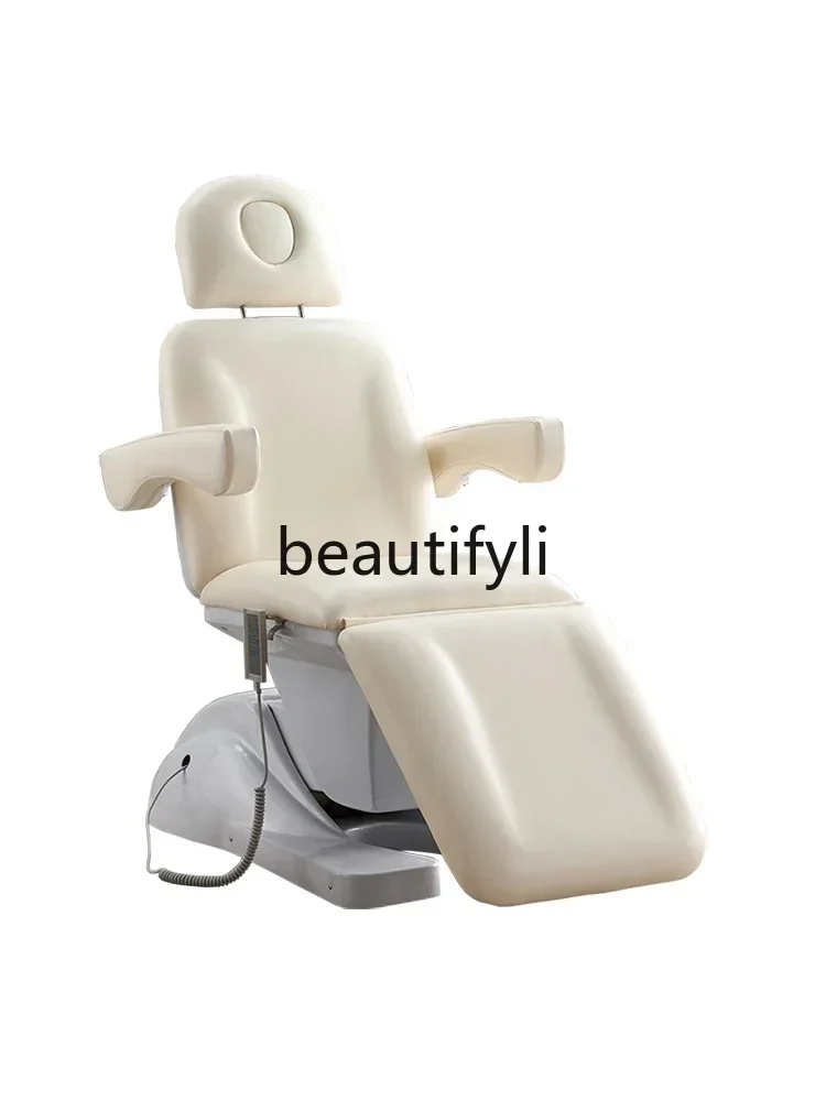 

Z189 Y электрическая косметическая кровать, косметическая массажная кровать с вышивкой, медицинская красота, микропластиковая инъекционная кровать, автоматический подъем