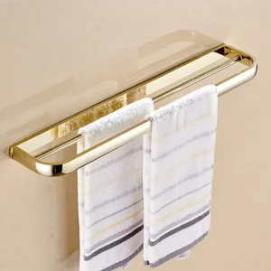 Seti altın, bakır, tam, çubuklar, açılır kancalar, bar, raf banyo, tuvalet fırçası, kağıt tutucu, aksesuar organizatörler, kumaş banyo 2 Numaralı örtmek için bir havludaki 6 büyük satış