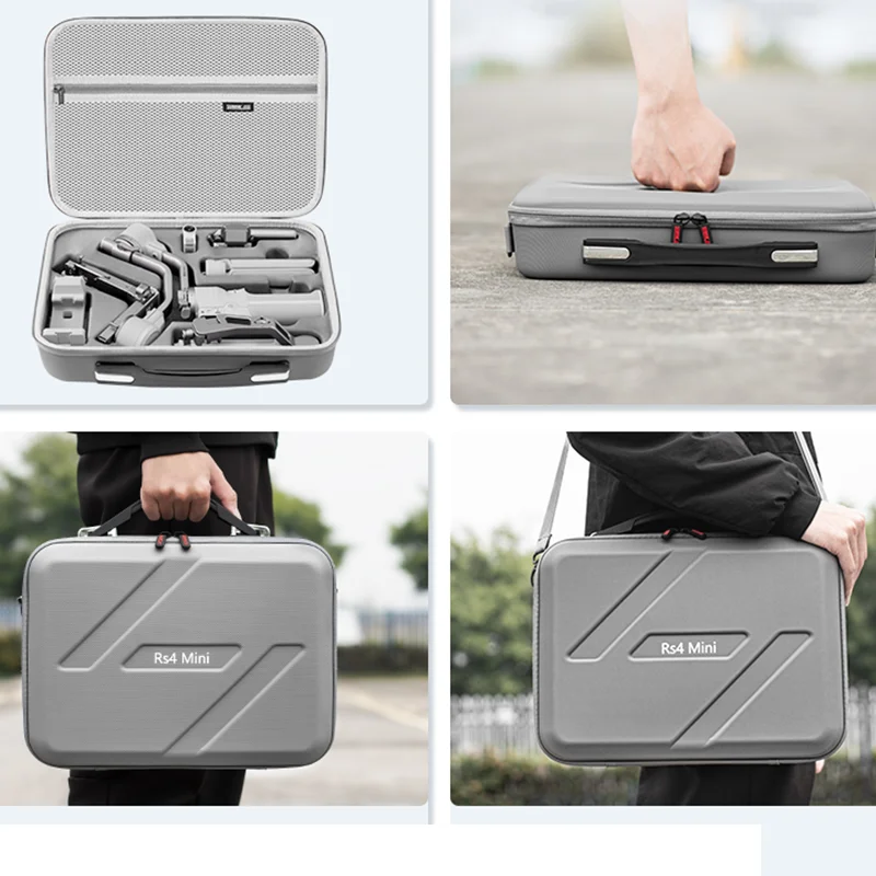 ل DJI RS4 حقيبة التخزين الصغيرة حقيبة حمل المحمولة الصلب صندوق محمول حقيبة سفر Ronin 4 MINI مثبت أفقي الملحقات