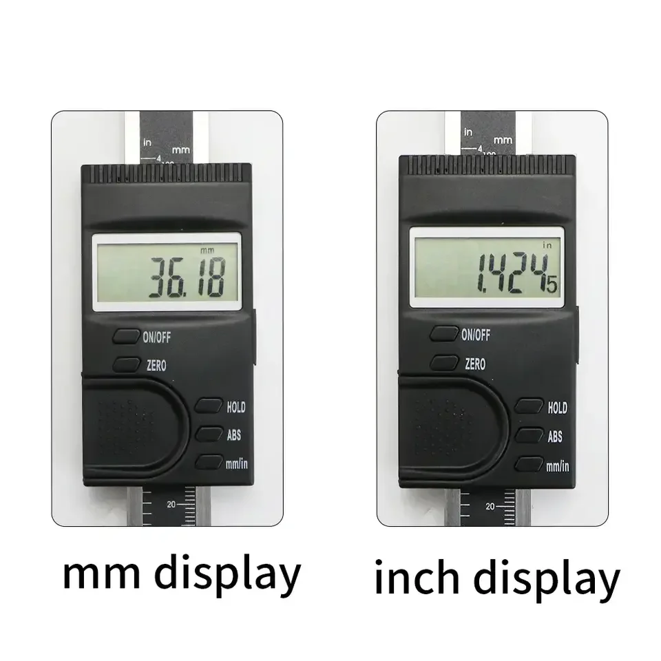 SHAHE 100/150/200/300 mm Vertical Type Digital Linear Scale Stainless Steel Caliper Scale With LCD Display Measuring Tools