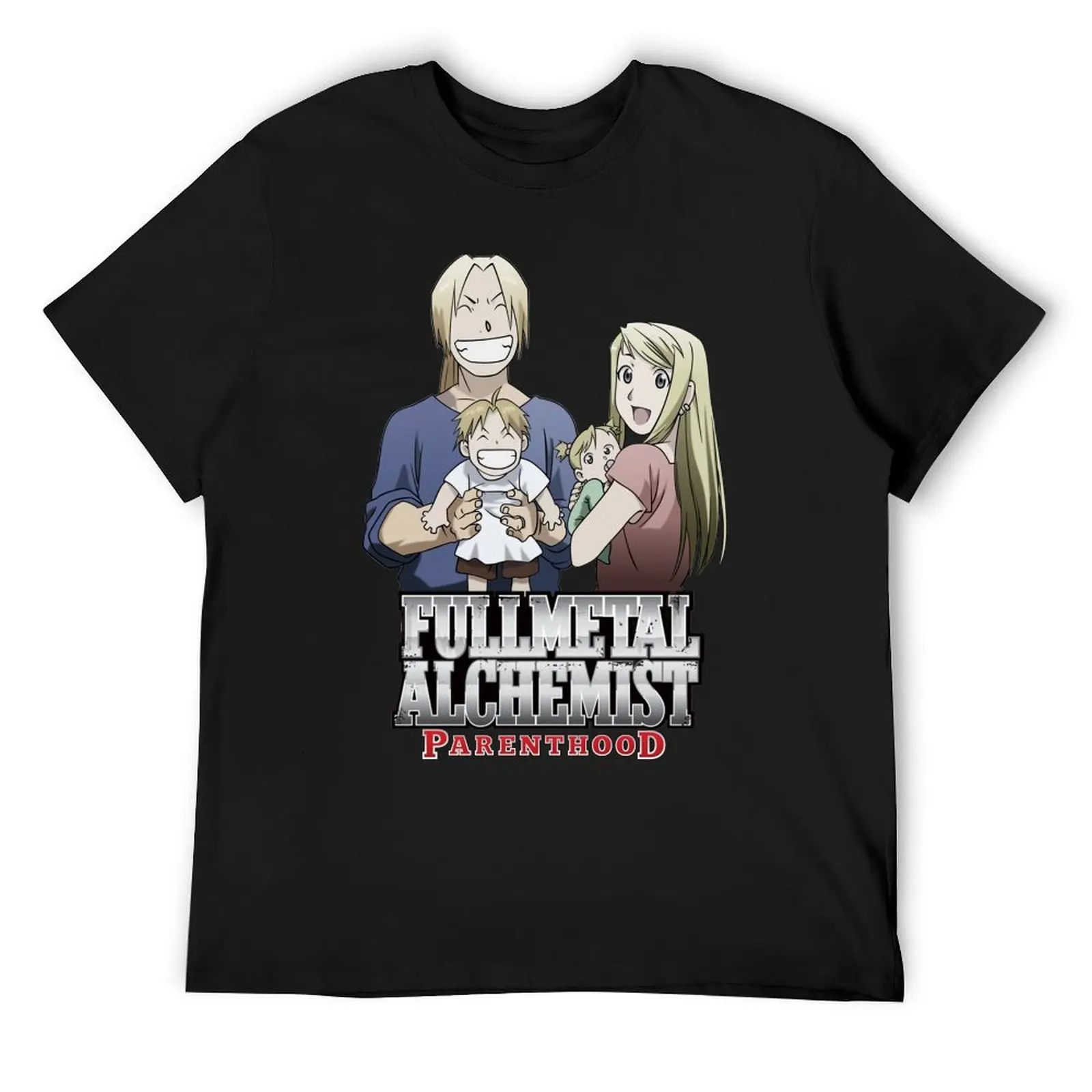 Fullmetal Alchemist Parenthood T-Shirt rapper graphic tees baggy shirts sweat shirts, men