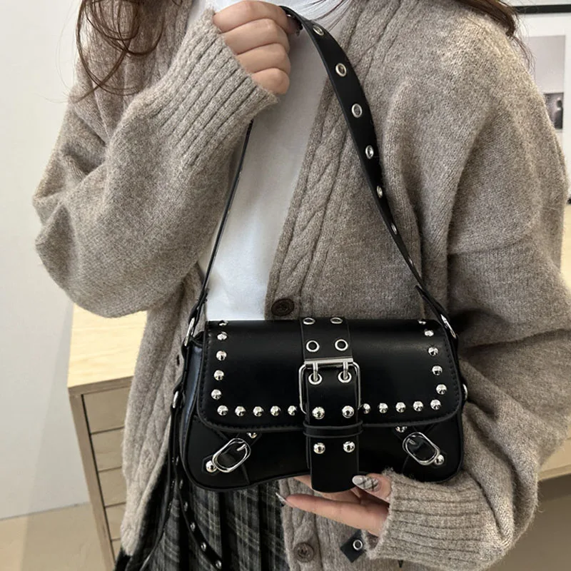 

2025 новый стиль, сумка подмышки, элегантная модная качественная сумка из искусственной кожи в стиле ретро, модная многофункциональная женская сумка через плечо через плечо Ba