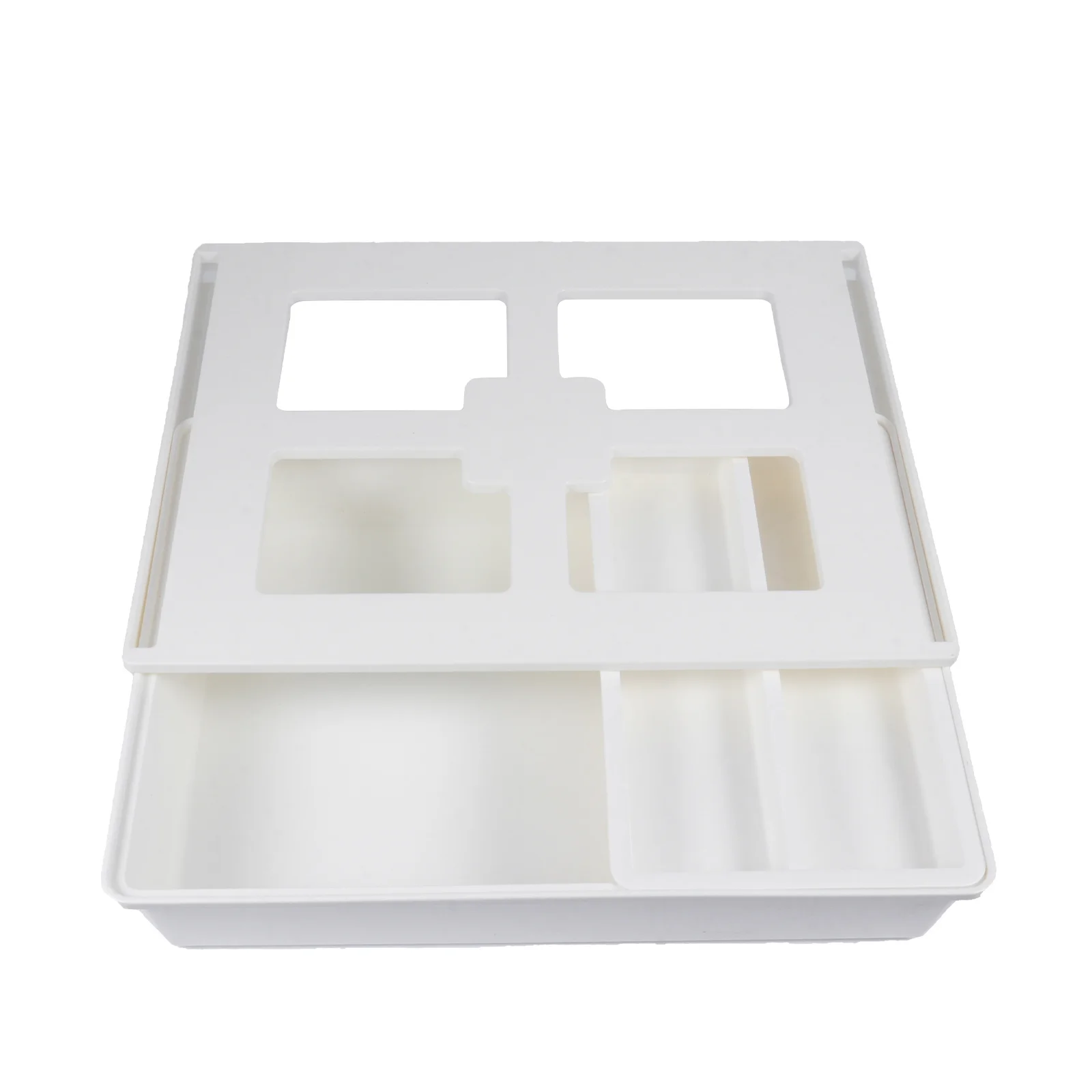 Under Table Drawer Sticky Pen Box For Office School Supplies Storage Organizer Self-Adhesive Desktop Holder Compact