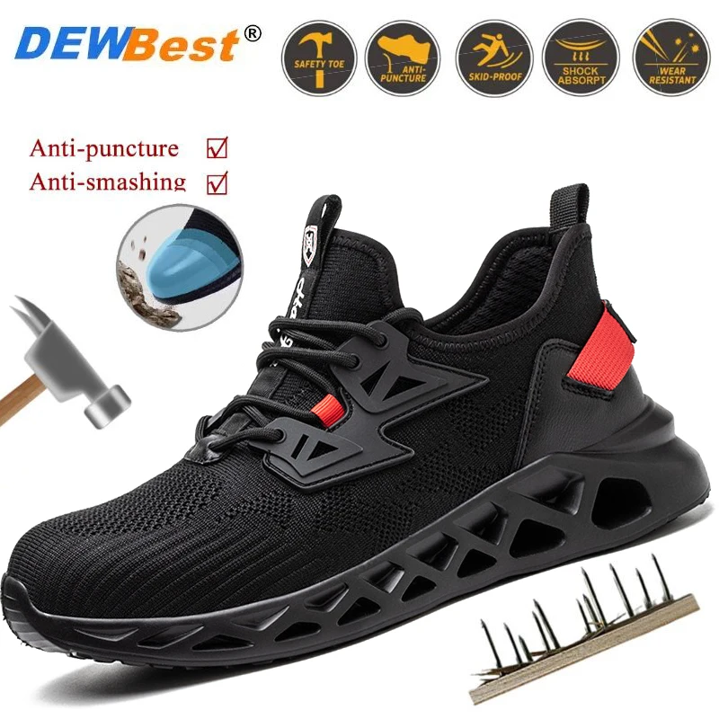 

Autumn anti-smash anti-puncture breathable anti-odor wear-resistant non-slip protective site protection shoes Men's shoes