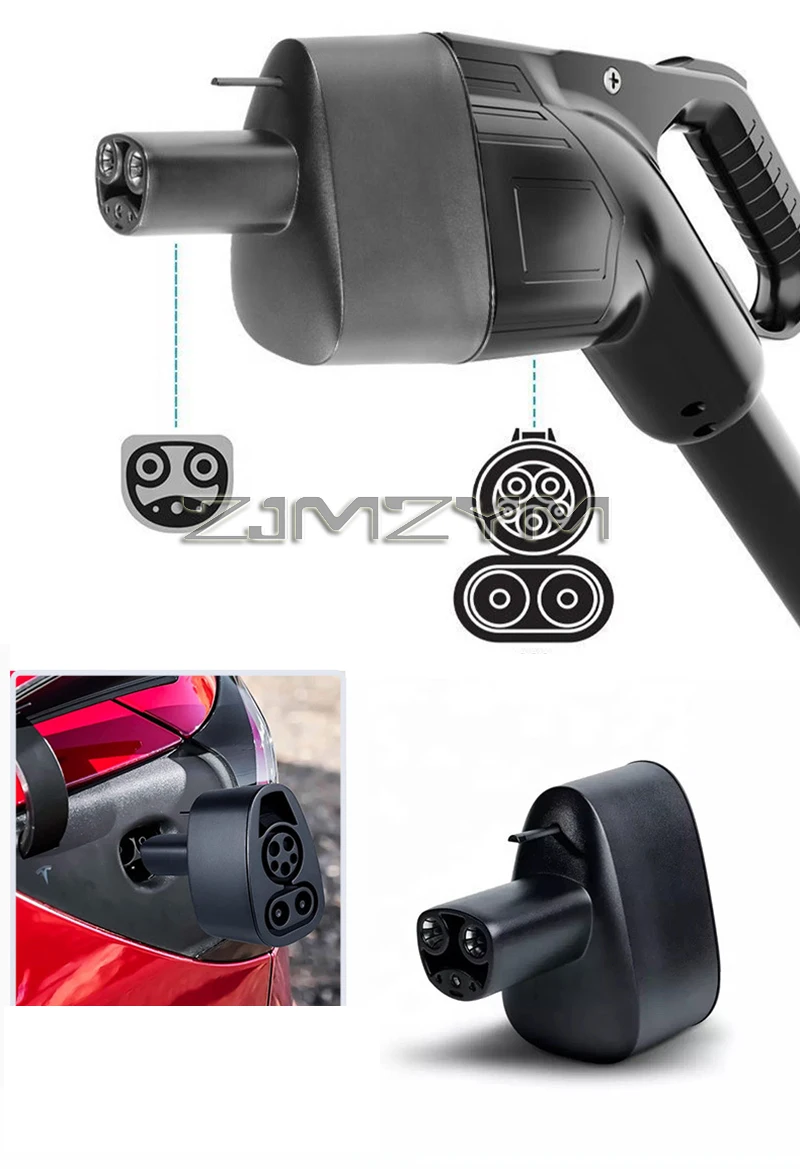 CCS1 Ladegerät Adapter Für Tesla Modell 3/S/X/Y Bis zu 250KW DC Ladegerät Combo Schnelle lade Konverter Neue Energie Fahrzeug Zubehör – Detail 3