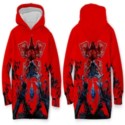 New Stranger Things Film and Television 3D Printed Students Pullover European and American Hooded Sweatshirt For Boys and Girls