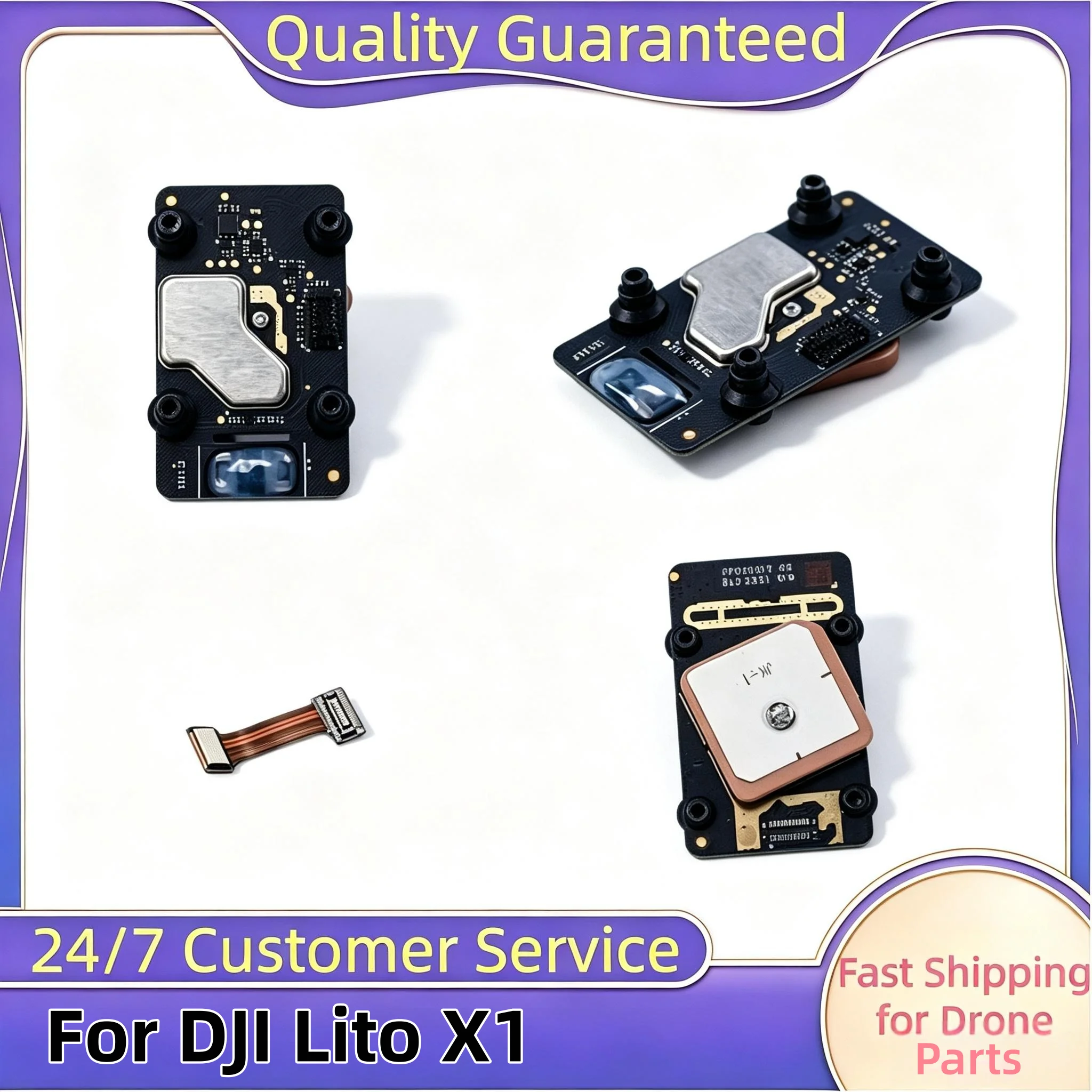 For DJI Lito X1 95% New Original GPS Module with Matching Flex Cable Drone Replacement Repair Spare Parts