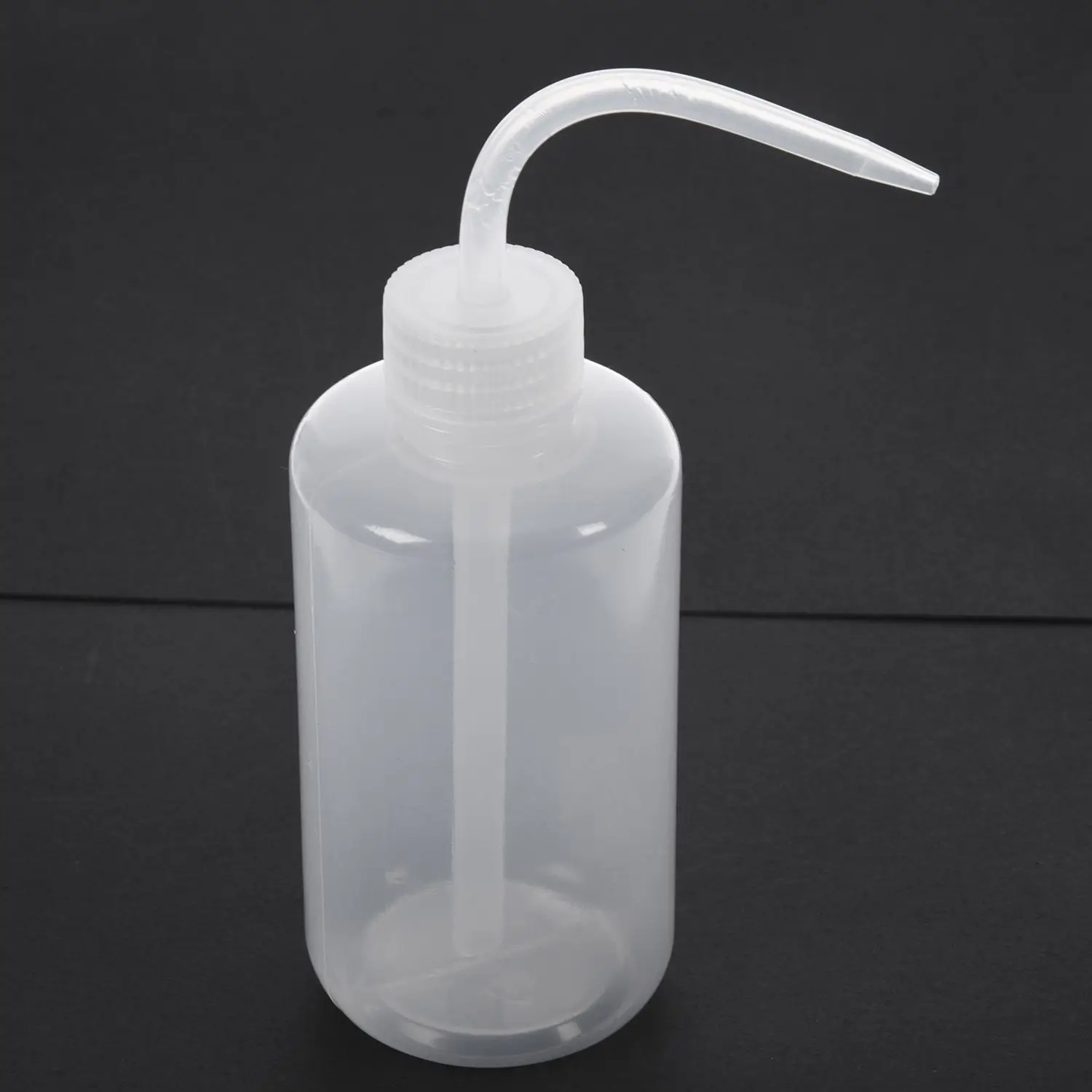 A74E-500Ml 90 Degree Angle Tip Oil Liquid Holder Squeeze Bottle Clear White