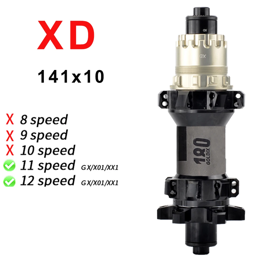 K7 Cube 28 Holes Mtb Boost Bicycle 148x12mm Rear Hub Ratchet 52T