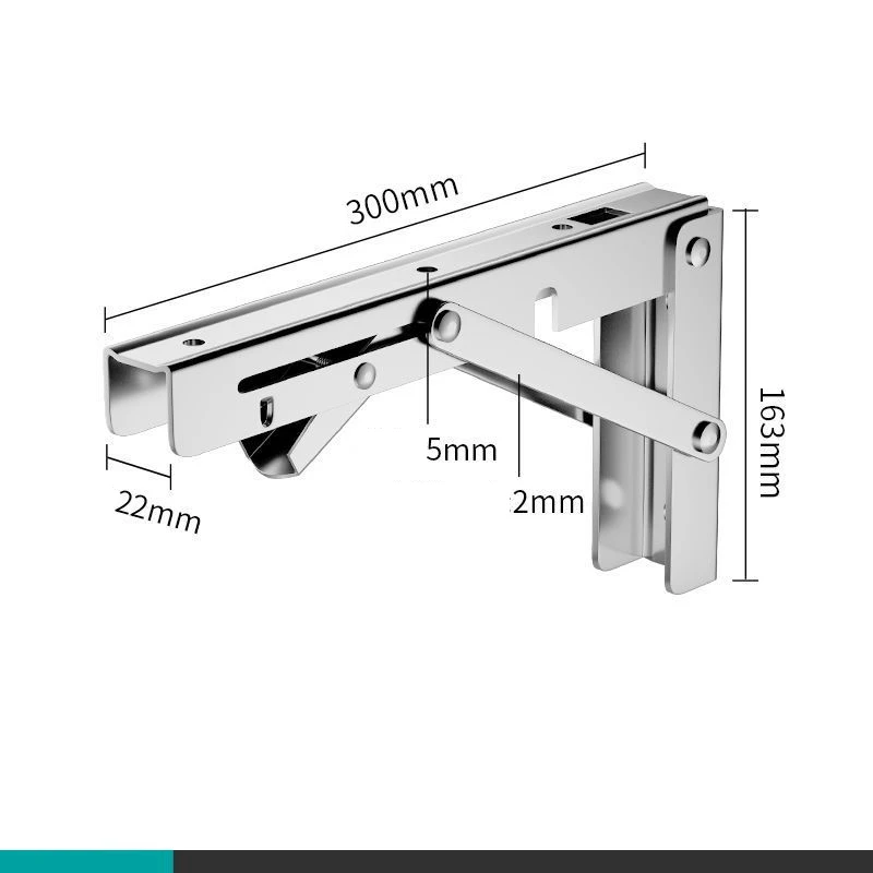 2PCS Klapphalterung für Regal, Tisch, Schreibtisch, robust, schwimmendes Dreieck-Regal, zusammenklappbar, platzsparend, DIY-Wandhalterung